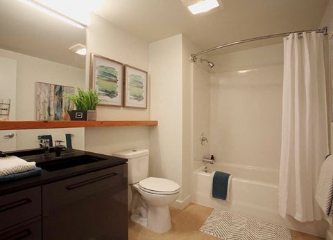 Bathroom Portland OR Apartments for rent Yard